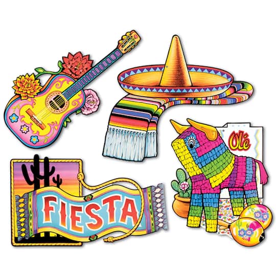 Beistle Fiesta Cutout Packs, 2ct.